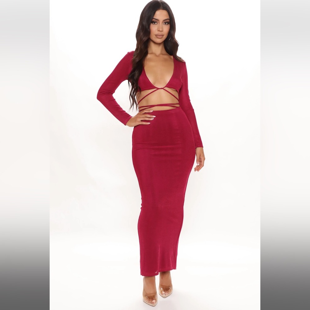 BRAND NEW Fashion Nova 2 piece skirt/top